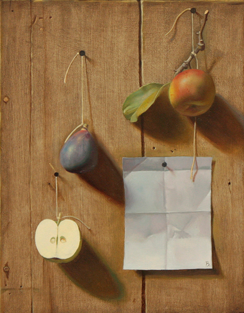 Trompe L'Oeil with Fig