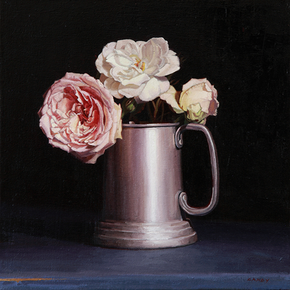 Flowers In Silver Cup