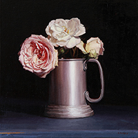 Flowers In Silver Cup