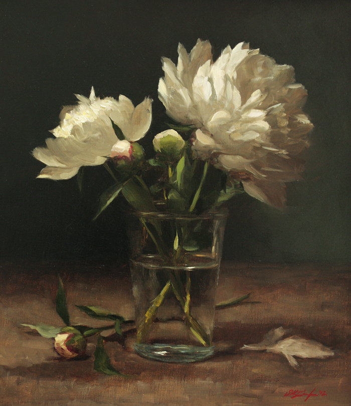 Peonies in Glass