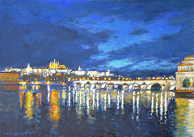 Evening, Prague