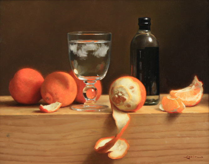 Tangerines and Water Goblet