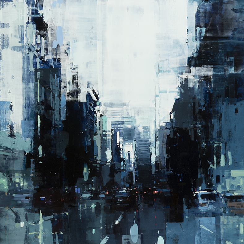 San Francisco In Blue And White