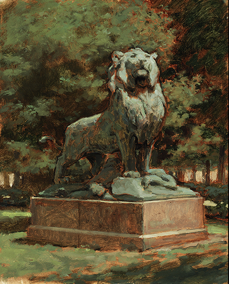 Lion In The Garden
