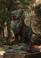 Lion In Spring